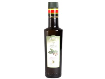 Spécialité à base d'huile d'olive et de basilic