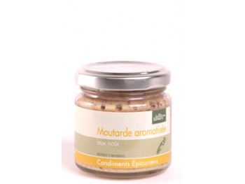 Moutarde aromatisée aux noix