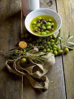 Huile d'olive et brin de laurier